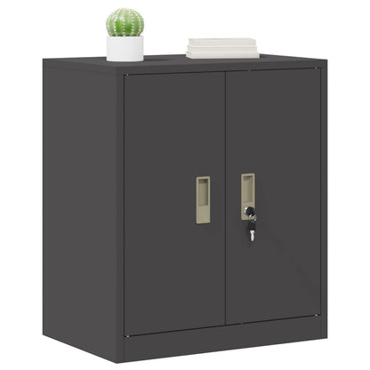 Storage Cabinet Black 60 x 40 x 70 cm Steel