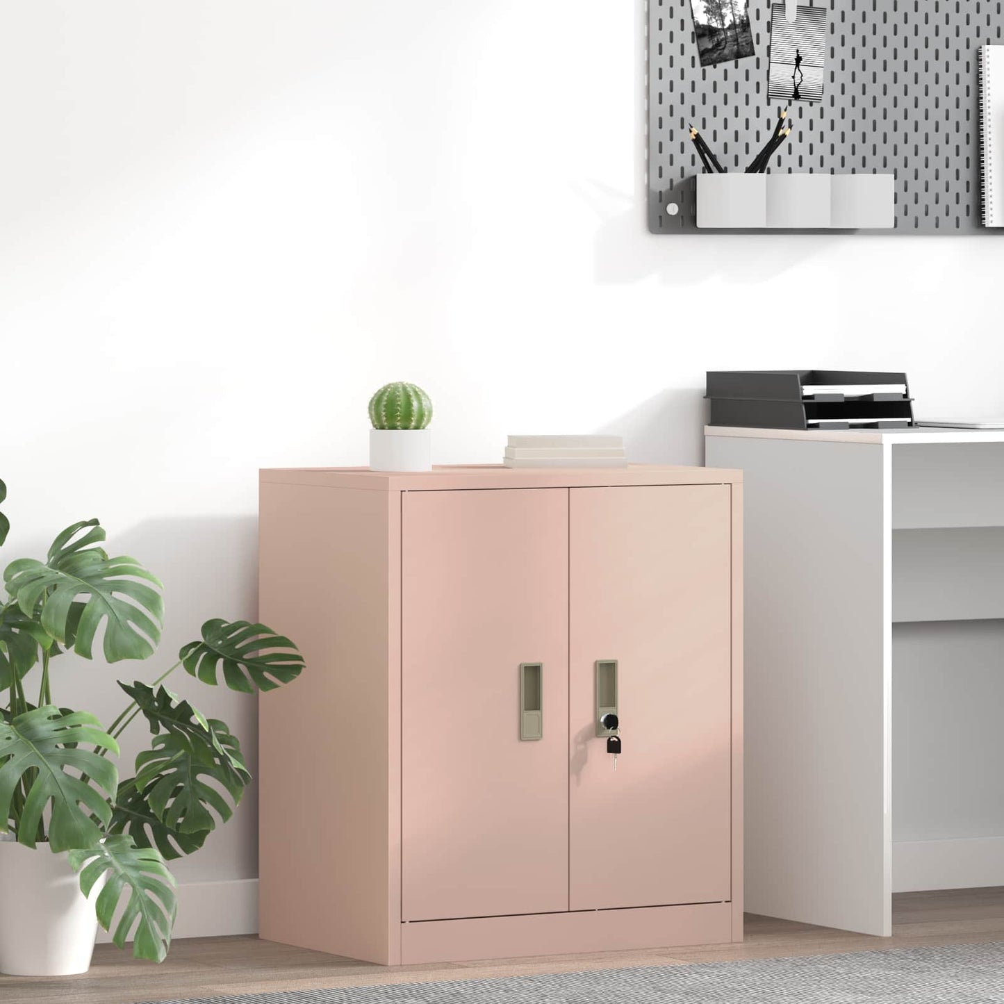 Storage Cabinet Pink 60 x 40 x 70 cm Steel