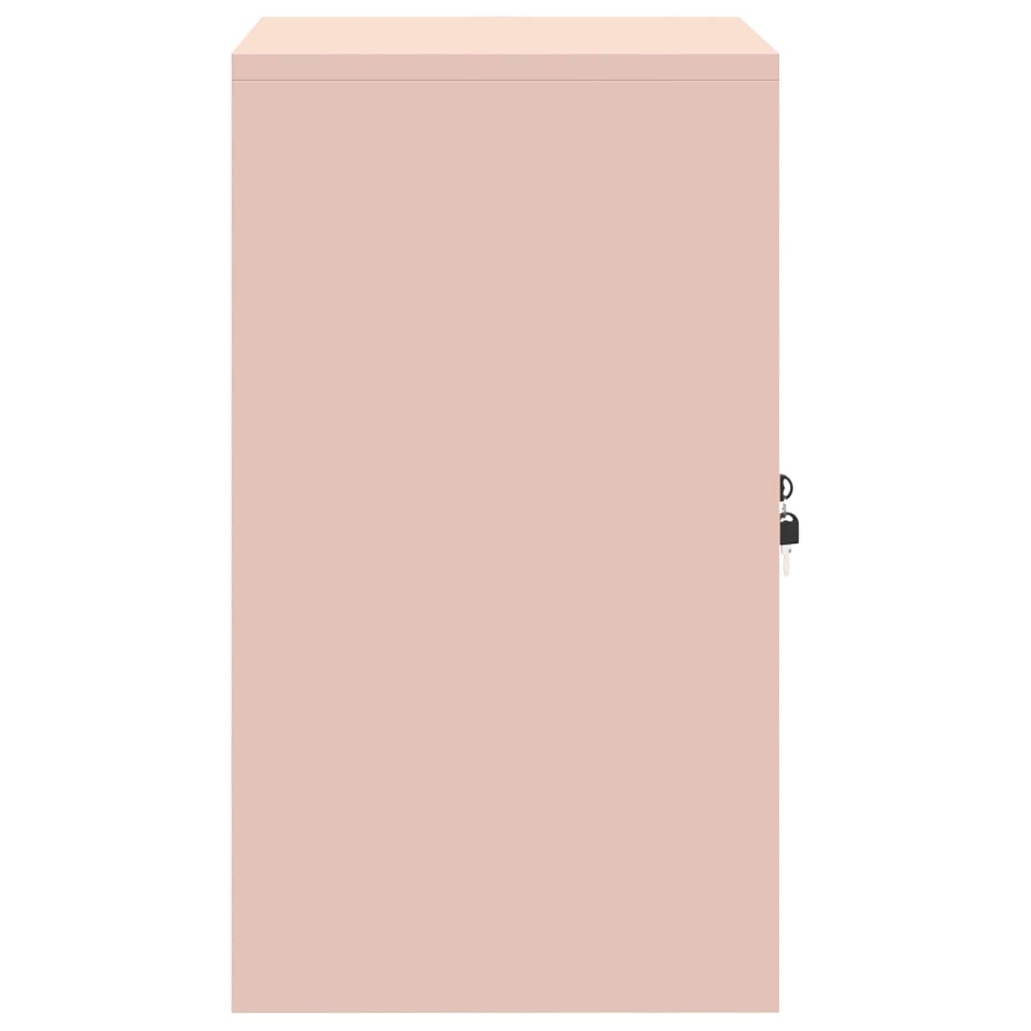 Storage Cabinet Pink 60 x 40 x 70 cm Steel