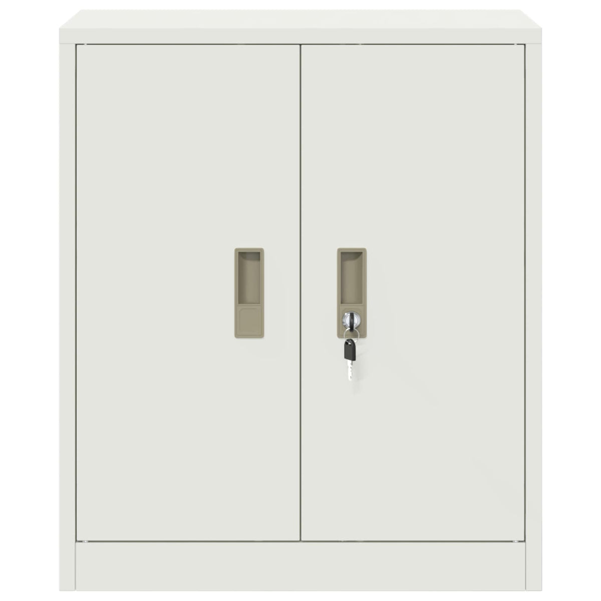 Storage Cabinet White 60 x 40 x 70 cm Steel