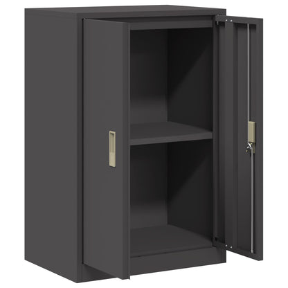 Storage Cabinet Black 60 x 40 x 90 cm Steel