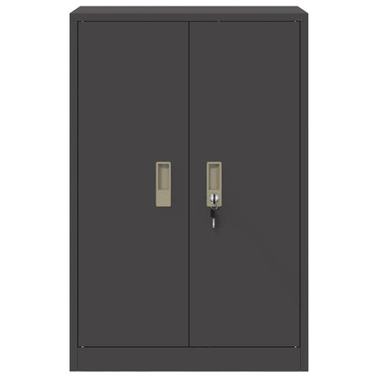 Storage Cabinet Black 60 x 40 x 90 cm Steel