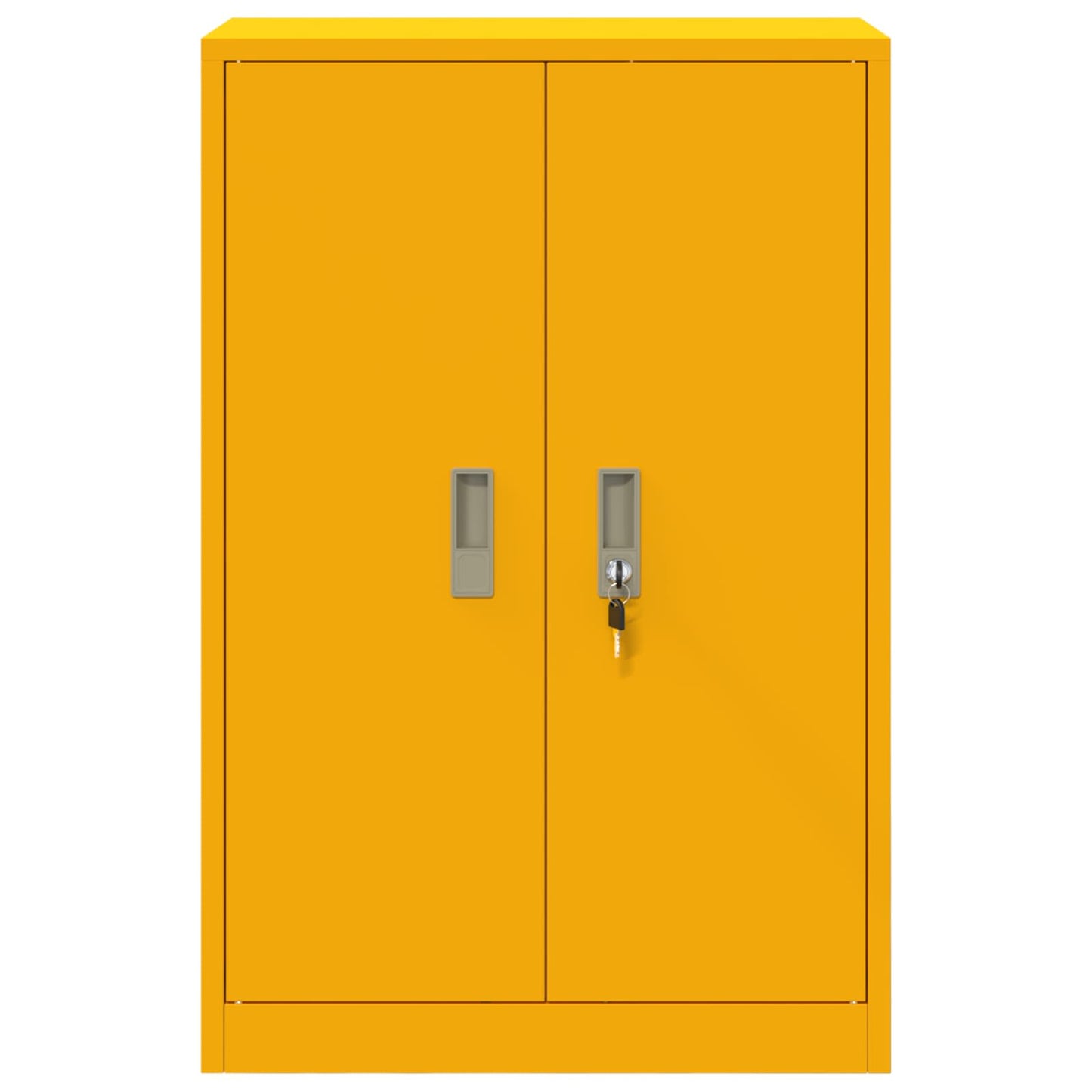 Storage Cabinet Mustard Yellow 60 x 40 x 90 cm Steel