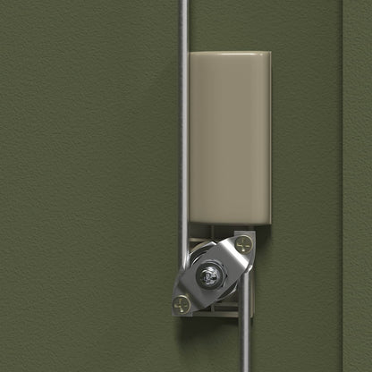 Storage Cabinet Olive Green 60 x 40 x 90 cm Steel