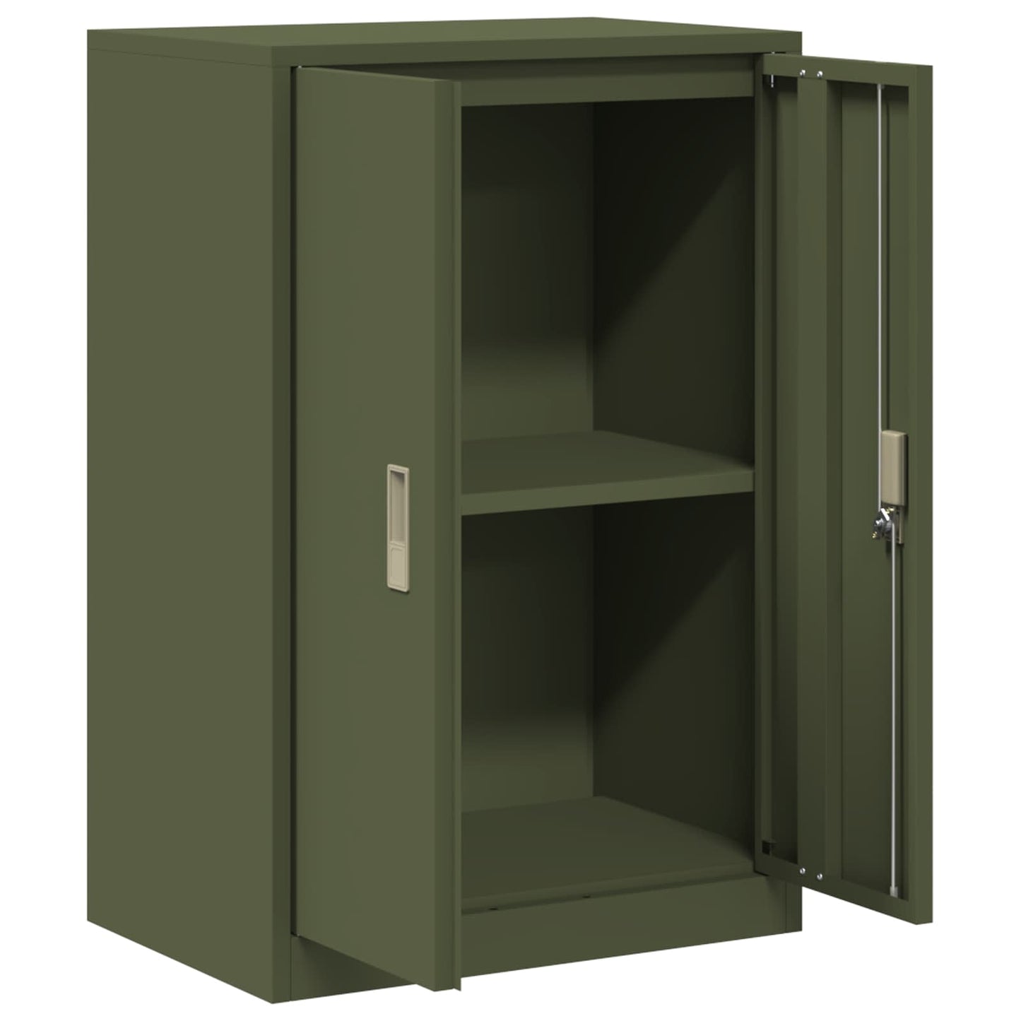 Storage Cabinet Olive Green 60 x 40 x 90 cm Steel