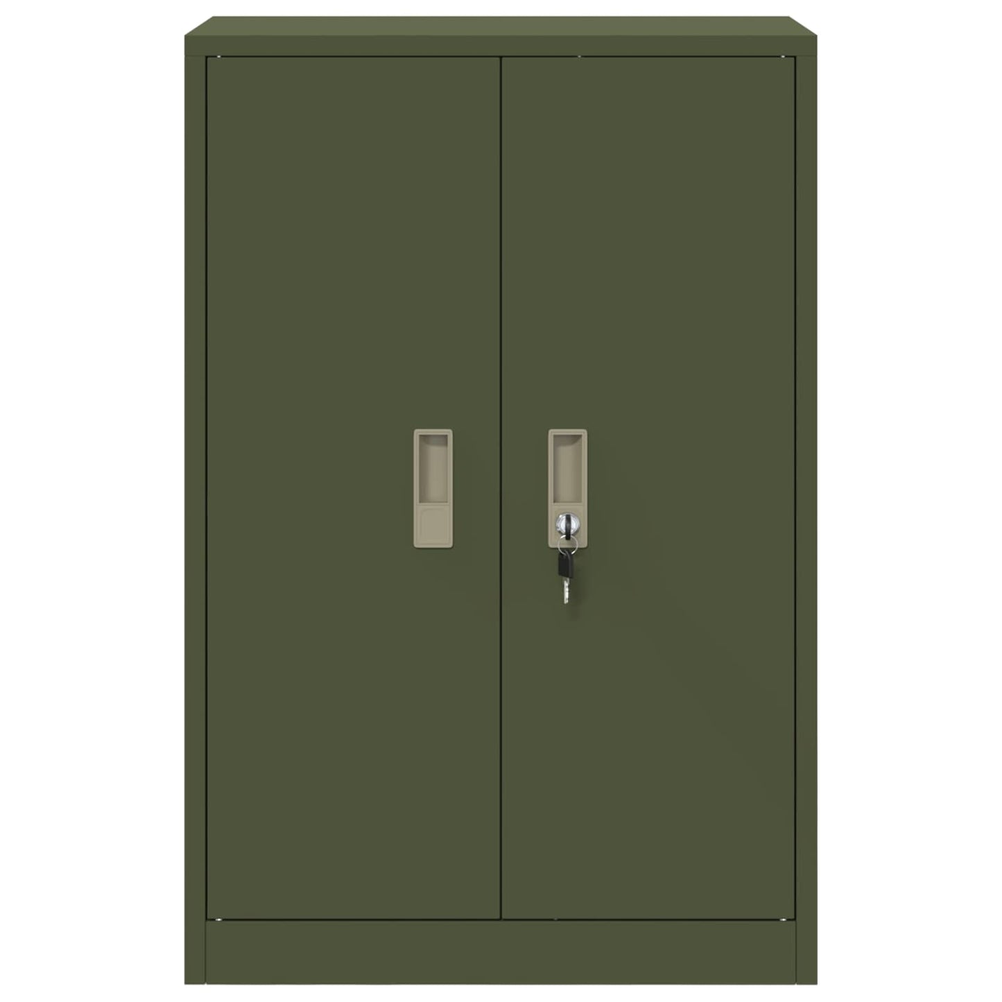 Storage Cabinet Olive Green 60 x 40 x 90 cm Steel