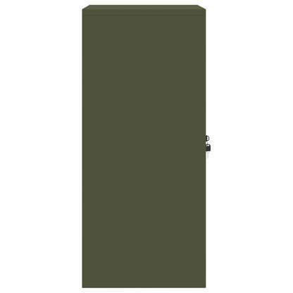Storage Cabinet Olive Green 60 x 40 x 90 cm Steel