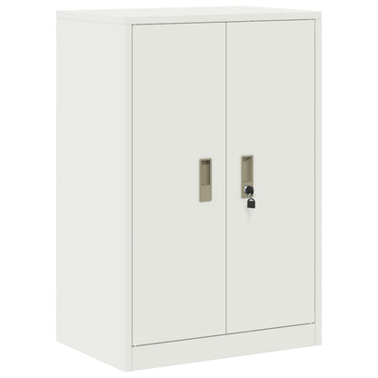 Storage Cabinet White 60 x 40 x 90 cm Steel