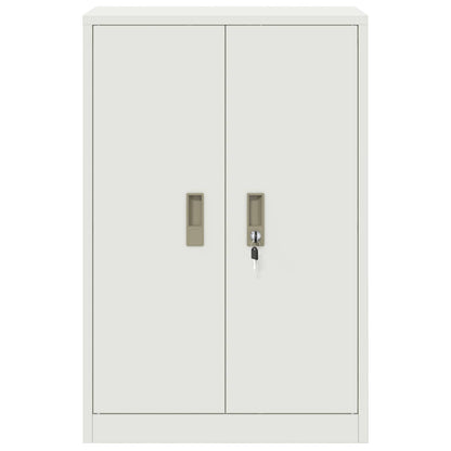 Storage Cabinet White 60 x 40 x 90 cm Steel