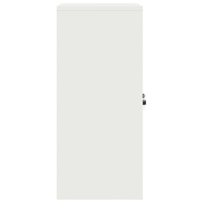 Storage Cabinet White 60 x 40 x 90 cm Steel