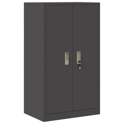 Storage Cabinet Black 60 x 40 x 105 cm Steel