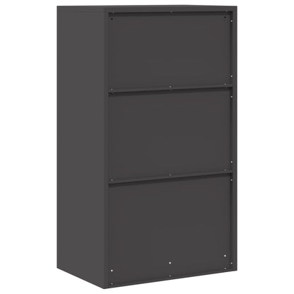 Storage Cabinet Black 60 x 40 x 105 cm Steel