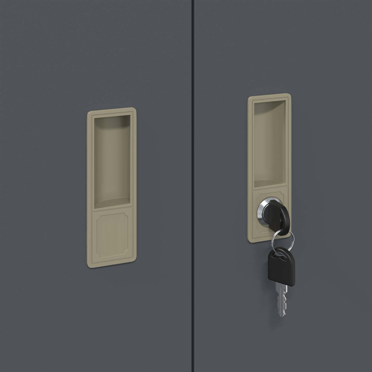 Storage Cabinet Anthracite 60 x 40 x 105 cm Steel