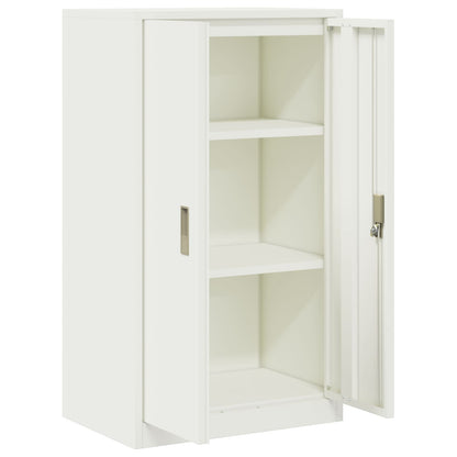 Storage Cabinet White 60 x 40 x 105 cm Steel