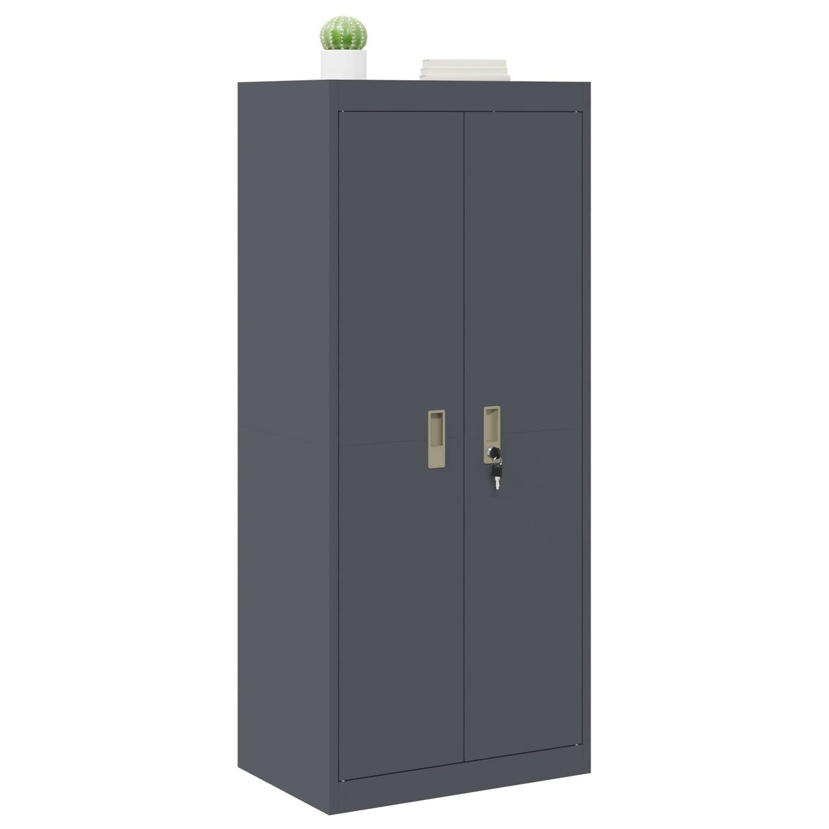 Storage Cabinet Anthracite 60 x 40 x 140 cm Steel