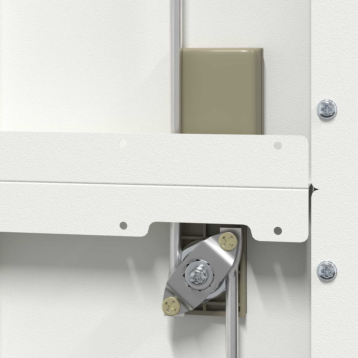 Storage Cabinet White 60 x 40 x 140 cm Steel