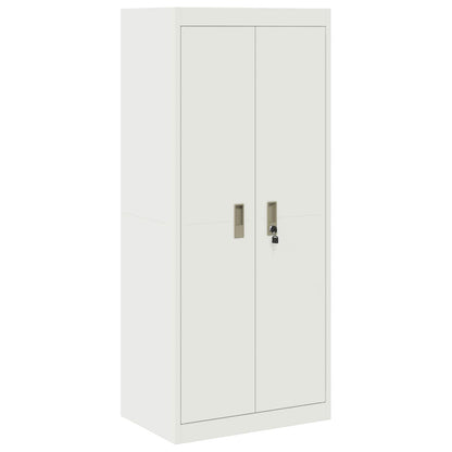 Storage Cabinet White 60 x 40 x 140 cm Steel