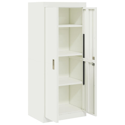 Storage Cabinet White 60 x 40 x 140 cm Steel