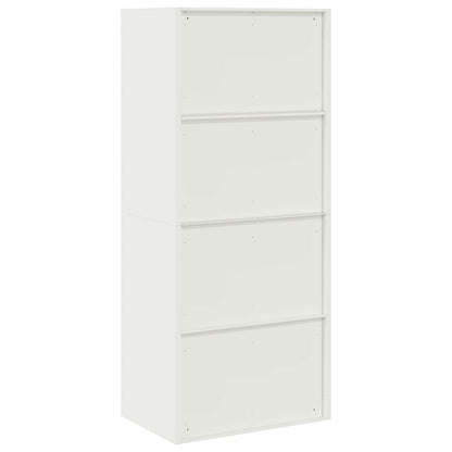 Storage Cabinet White 60 x 40 x 140 cm Steel