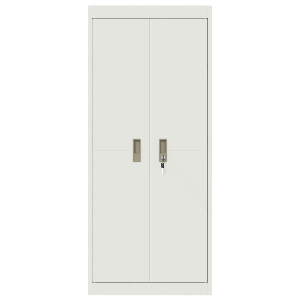 Storage Cabinet White 60 x 40 x 140 cm Steel