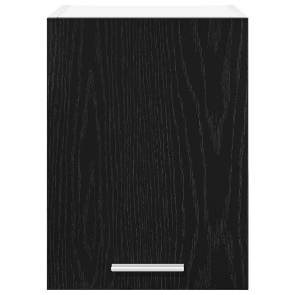 Hanging Cabinet 2 pcs Black Oak and White 30 x 31 x 40 cm