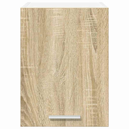 Hanging Cabinet Riga 2 pcs Sonoma Oak and White 30 x 31 x 40 cm