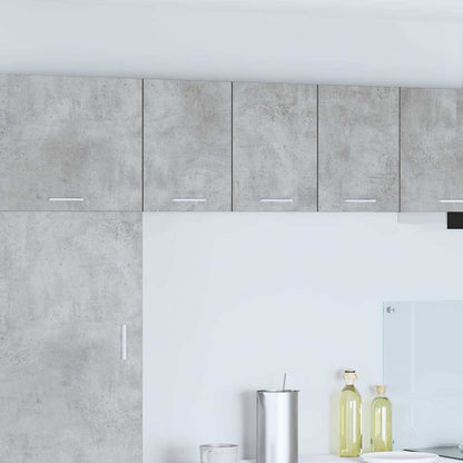 Hanging Cabinet 2 pcs Concrete Grey and White 30 x 31 x 40 cm