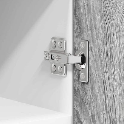 Hanging Cabinet 2 pcs Grey Sonoma and White 30 x 31 x 40 cm