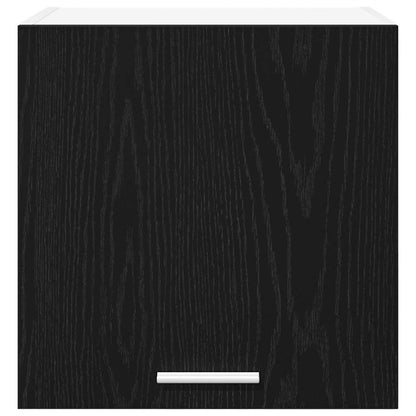 Hanging Cabinet 2 pcs Black Oak and White 40 x 31 x 40 cm