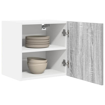 Hanging Cabinet Grey Sonoma and White 40 x 31 x 40 cm