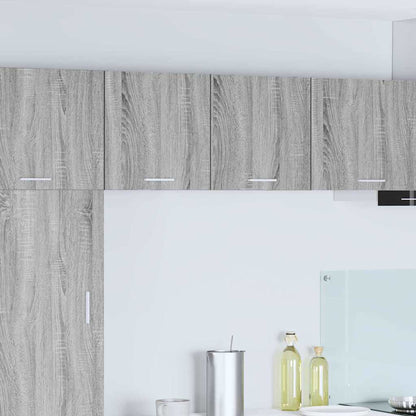 Hanging Cabinet 2 pcs Grey Sonoma and White 40 x 31 x 40 cm