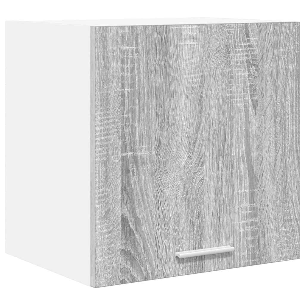 Hanging Cabinet 2 pcs Grey Sonoma and White 40 x 31 x 40 cm