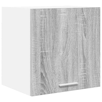 Hanging Cabinet 2 pcs Grey Sonoma and White 40 x 31 x 40 cm