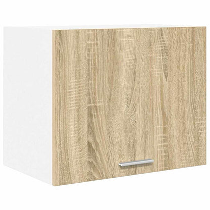 Hanging Cabinet Sonoma Oak and White 50 x 31 x 40 cm