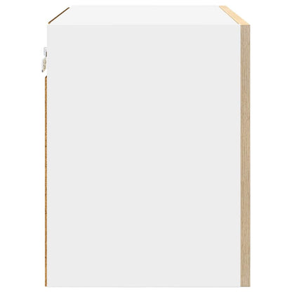Hanging Cabinet 2 pcs Sonoma Oak and White 50 x 31 x 40 cm