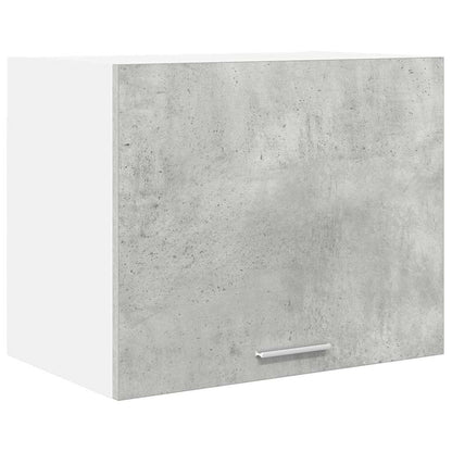 Hanging Cabinet 2 pcs Concrete Grey and White 50 x 31 x 40 cm