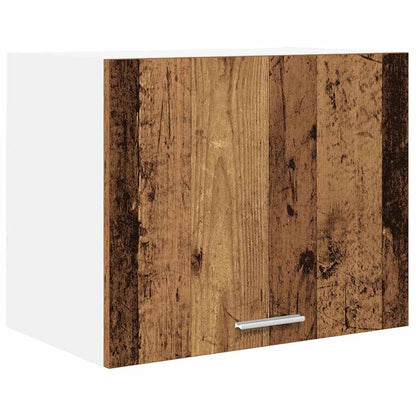 Hanging Cabinet 2 pcs Old Wood and White 50 x 31 x 40 cm