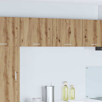 Hanging Cabinet 2 pcs Artisan Oak and White 50 x 31 x 40 cm