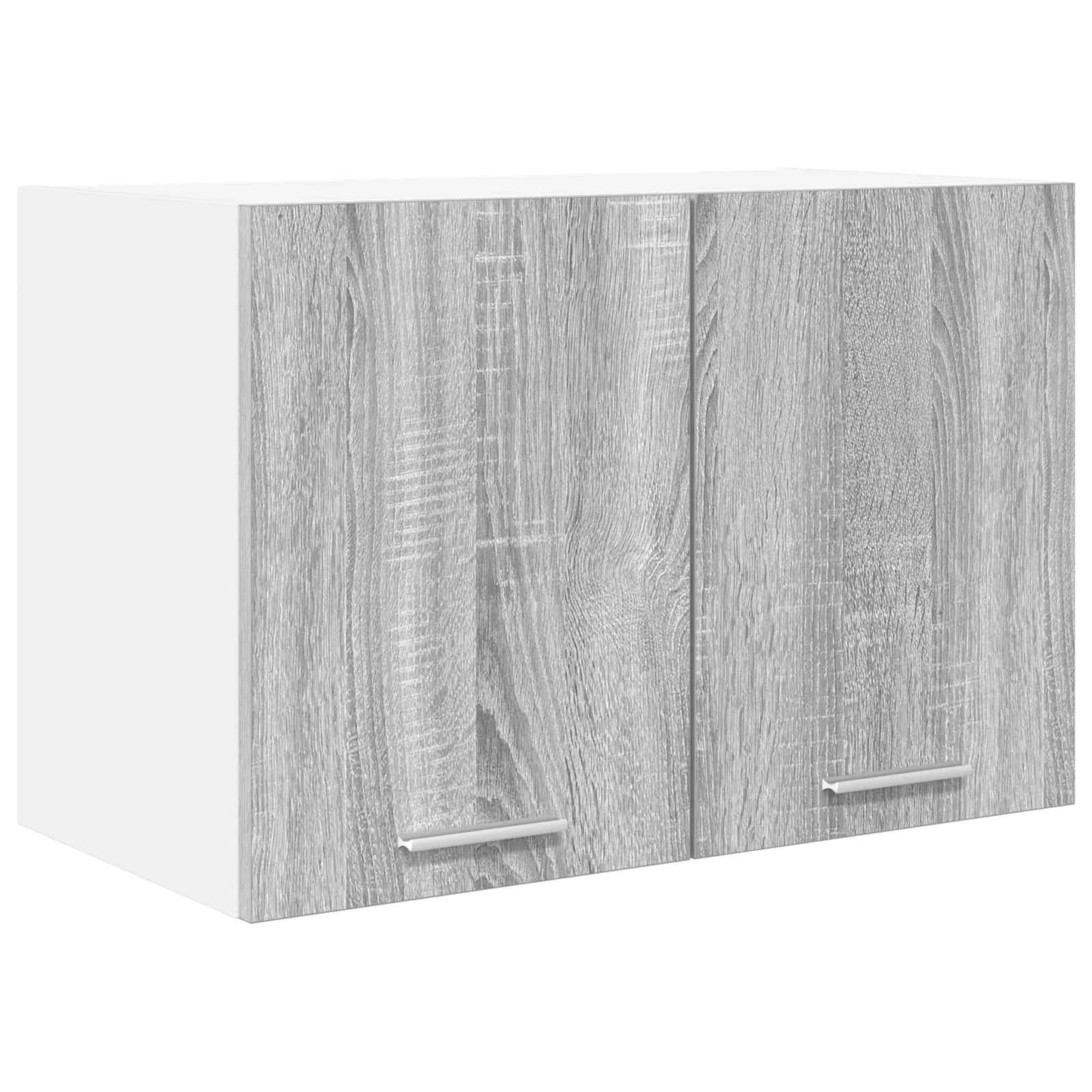 Hanging Cabinet 2 pcs Grey Sonoma and White 60 x 31 x 40 cm