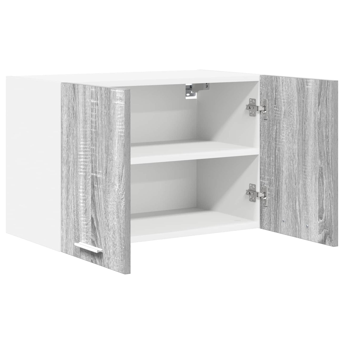 Hanging Cabinet 2 pcs Grey Sonoma and White 60 x 31 x 40 cm