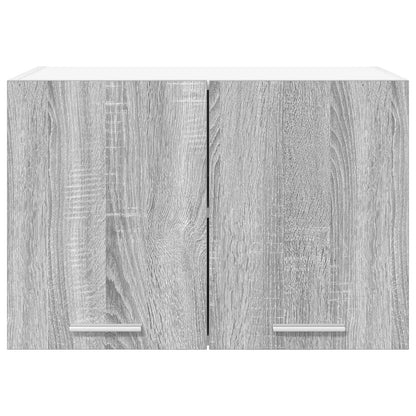 Hanging Cabinet 2 pcs Grey Sonoma and White 60 x 31 x 40 cm