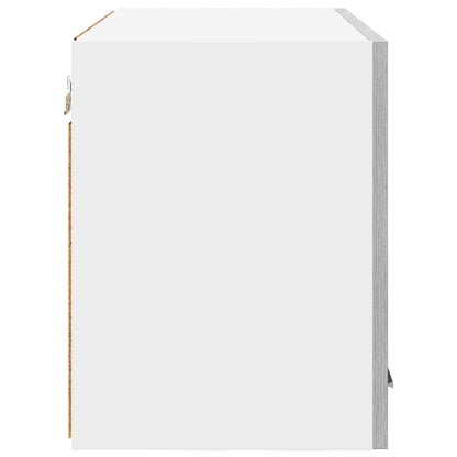 Hanging Cabinet 2 pcs Grey Sonoma and White 60 x 31 x 40 cm