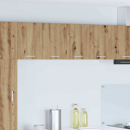 Hanging Cabinet 2 pcs Artisan Oak and White 60 x 31 x 40 cm