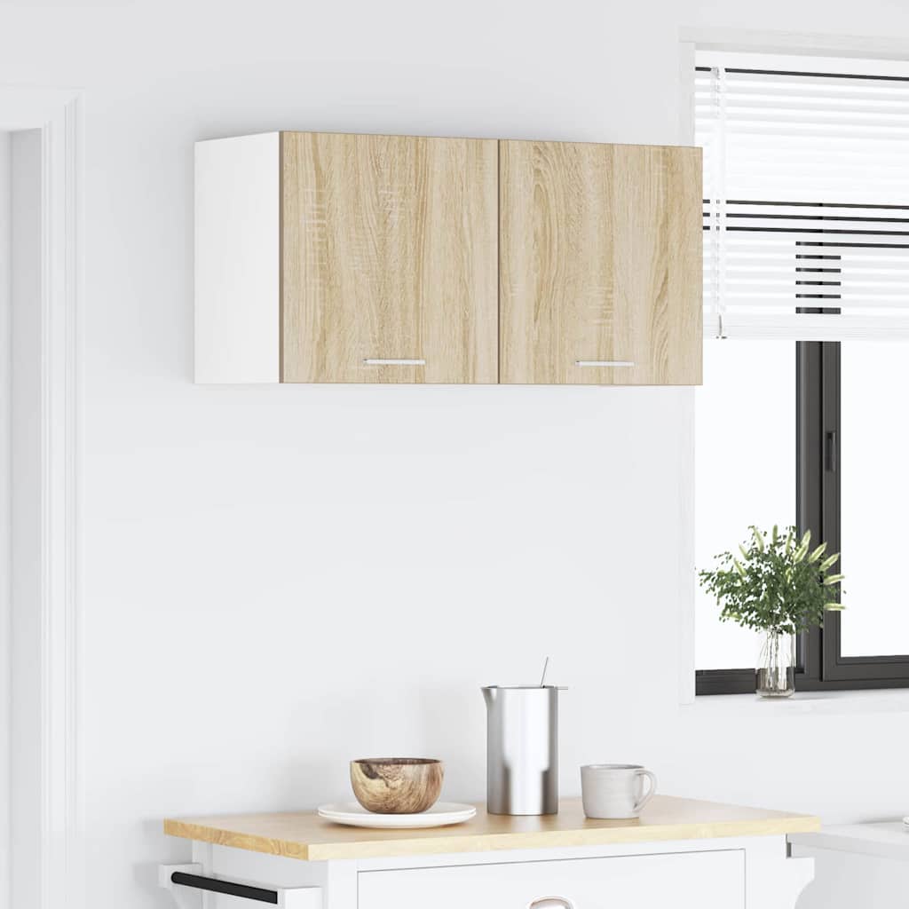 Hanging Cabinet Sonoma Oak 80 x 31 x 40 cm Engineered Wood