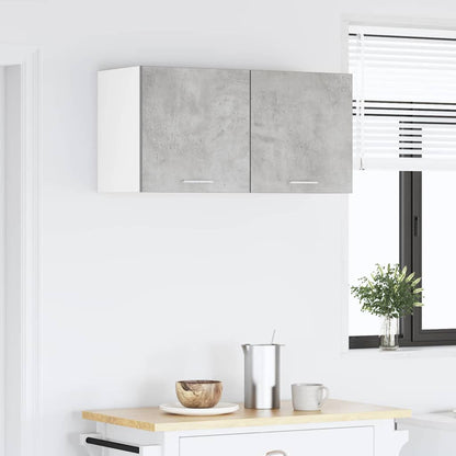 Hanging Cabinet Concrete Grey 80 x 31 x 40 cm Engineered Wood