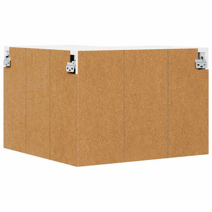 Hanging Cabinet White 57 x 57 x 40 cm Engineered Wood