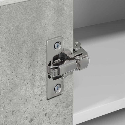 Hanging Cabinet Concrete Grey and White 57 x 57 x 40 cm