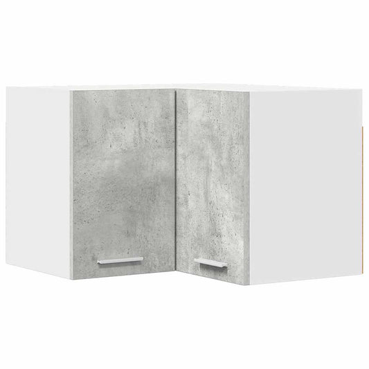 Hanging Cabinet Concrete Grey and White 57 x 57 x 40 cm