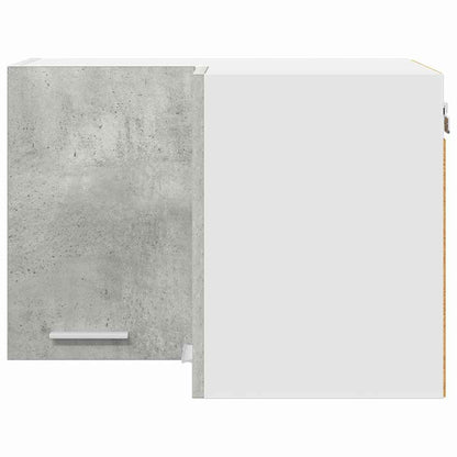 Hanging Cabinet Concrete Grey and White 57 x 57 x 40 cm