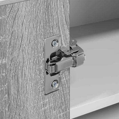 Hanging Cabinet Grey Sonoma and White 57 x 57 x 40 cm